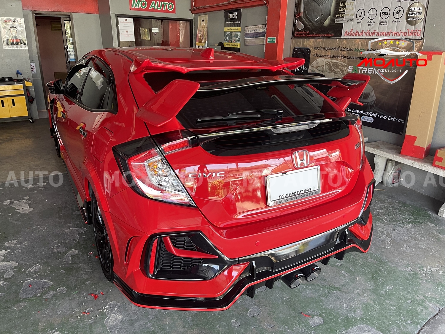 ชุดแต่ง TYPE-R CIVIC FK Hatchback แบบสวมทับ