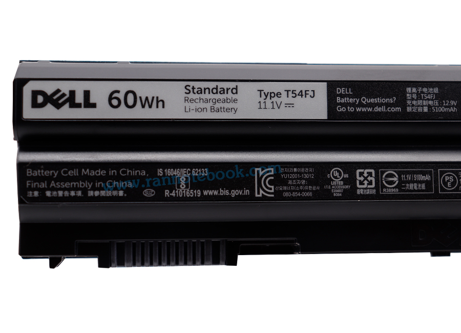 แบตเตอรี่ Dell Latitude E6430 แบตแท้ ประกันศูนย์ Dell Thailand