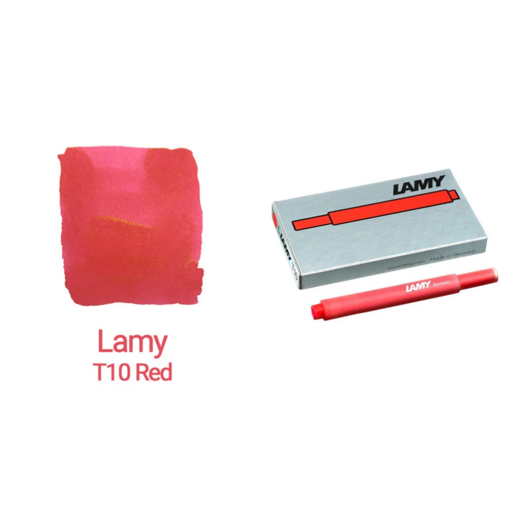 LAMY T10 Red Ink Cartridges