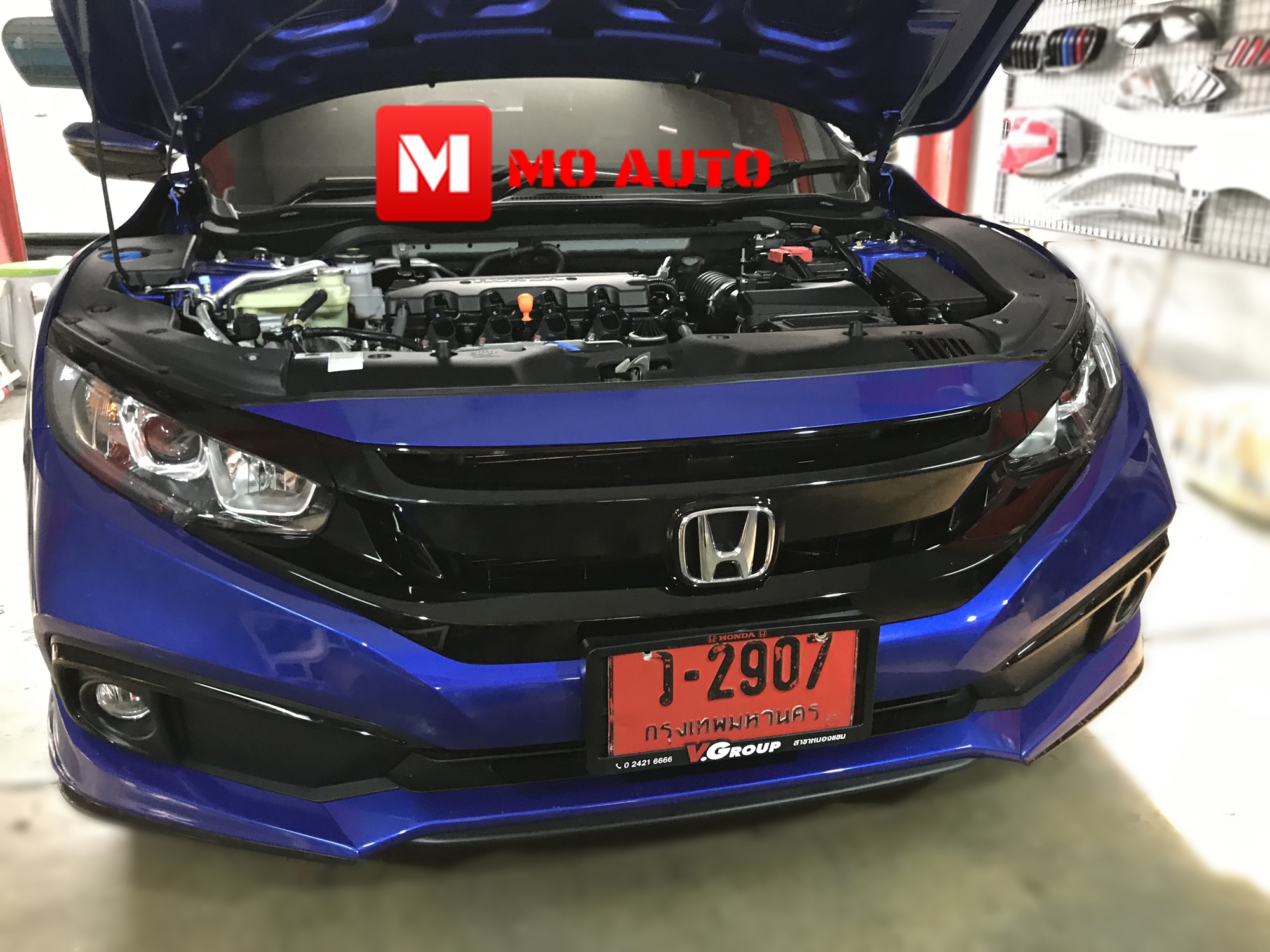 แผ่นปิดช่องห้องเครื่องด้านข้าง ซ้าย-ขวา CIVIC FC/FK