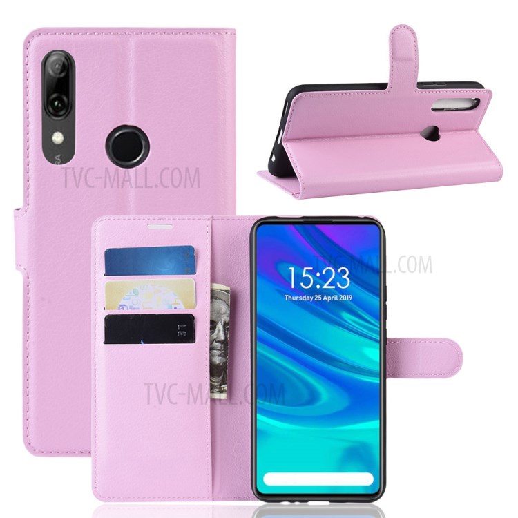 Case Huawei Y9 Prime 2019 / Pre-Order * เคสผิวลิ้นจี่กระเป๋าสตางค์ และช่องใส่เงินสด *