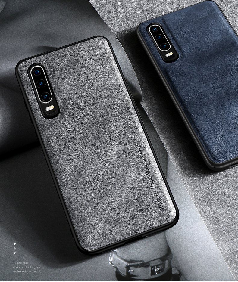 Case Huawei P30 / Pre-Order * X-LEVEL เคสโทรศัพท์มือถือ TPU เคลือบหนังสไตล์วินเทจ *