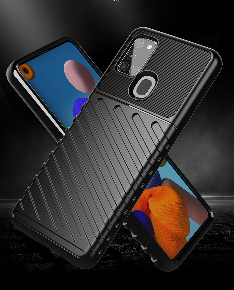 Case Samsung Galaxy A21s / Pre-order * เคสป้องกัน TPU เนื้อสัมผัสของ Thunder Series *
