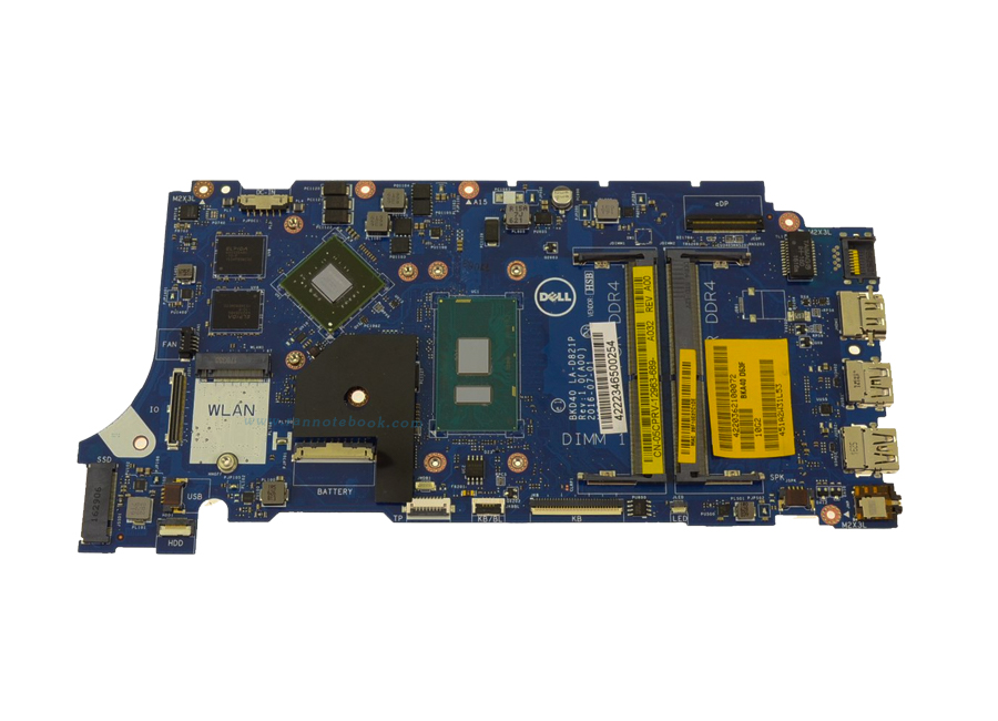 เมนบอร์ดโน๊ตบุ๊ค Dell Inspiron 14 7460 แท้ศูนย์ ประกันDell Thailand
