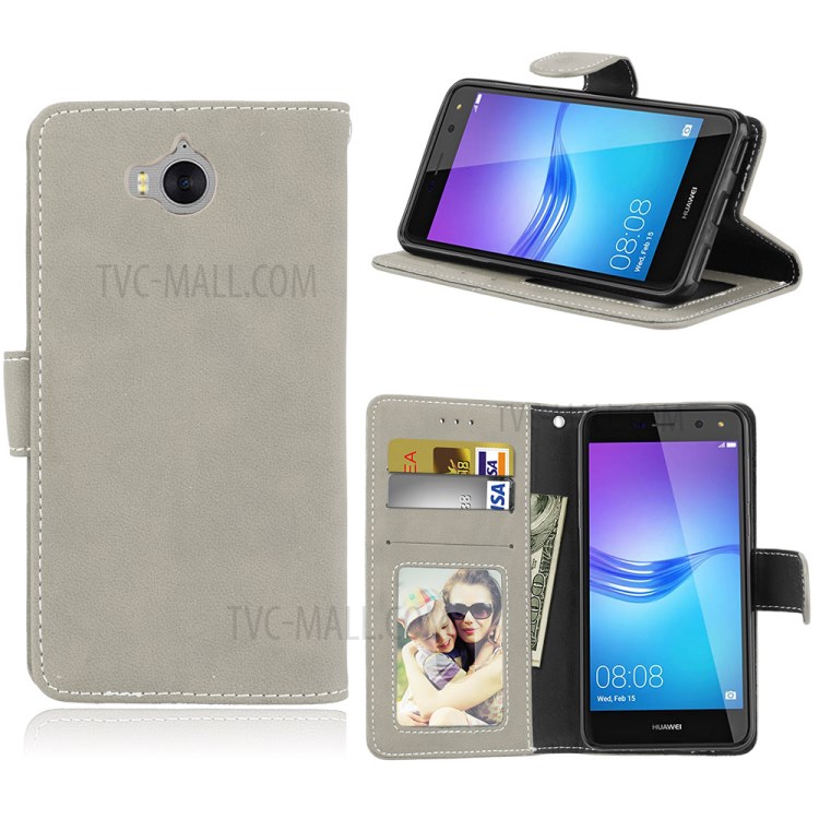 Case Huawei Y5 2017 / Pre-order * Matte Finish กระเป๋าสตางค์หนัง PU *