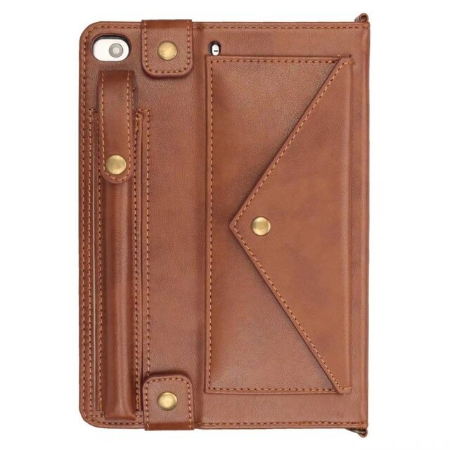 Case Samsung Galaxy Tab S6 Lite / Pre-Order * เคสกระเป๋าสะพายหนัง PU หรูหรา หนัง PU + TPU ซิลิโคนปกหลัง *