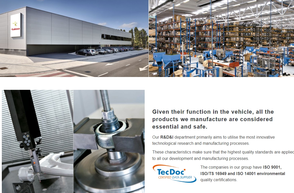 คานปีกนกล่าง RANGE ROVER EVOQUE / talosa spain ลูกหมากปีกนก, Track Control Arm