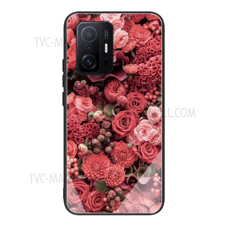 Case Xiaomi 11T / 11T Pro # Pre-Order * เคสการพิมพ์รูปแบบ Anti-Fall Scratch-Resistant TPU ขอบกระจกเทมเปอร์ *