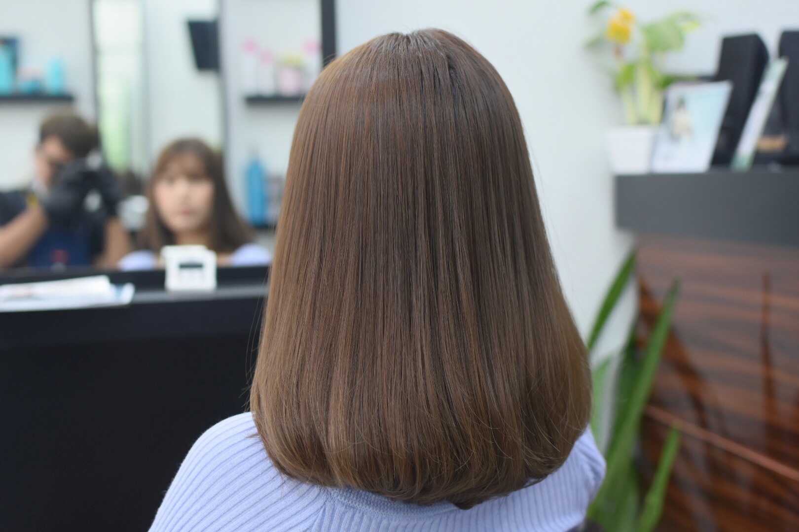 สีผม Light Ash Brown