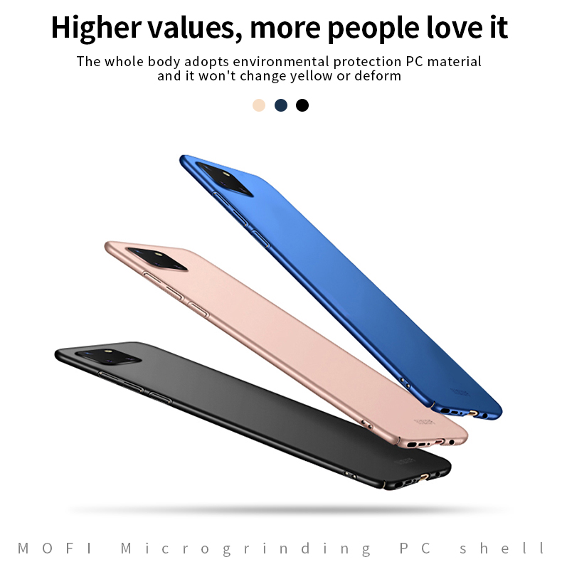 Case Samsung Galaxy Note 10 Lite # Pre-Order * MOFI เคสสลิม Matte Hard PC *
