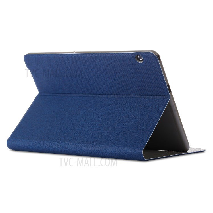 Case Huawei MediaPad T5 / Pre-Order * เคสผ้าเคลือบหนังยืน คุณสมบัติเด่นสำหรับการรับชมแบบแฮนด์ฟรี *
