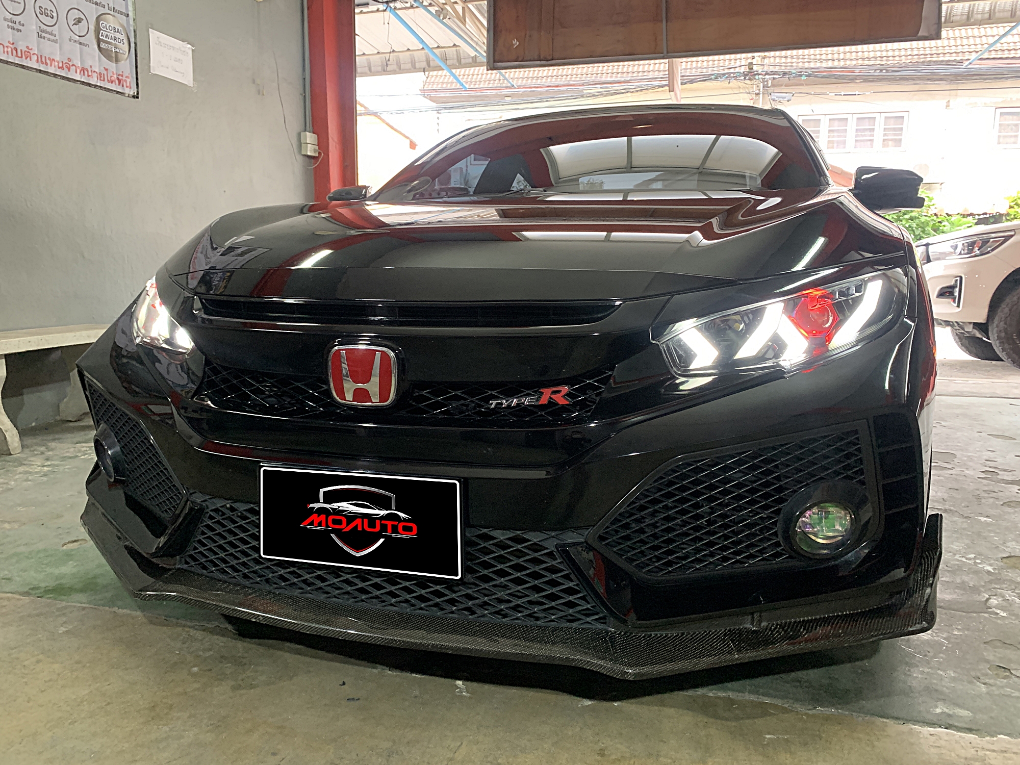 ชุดแต่ง TYPE-R สำหรับ CIVIC FC 2016-2021 (แบบเปลี่ยนกันชน)
