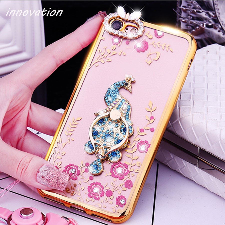 Case Huawei P10 Plus / Pre-order * เคสหรูหราเทคนิคการชุบทอง TPU ซิลิโคนอ่อนนุ่ม + แหวน *