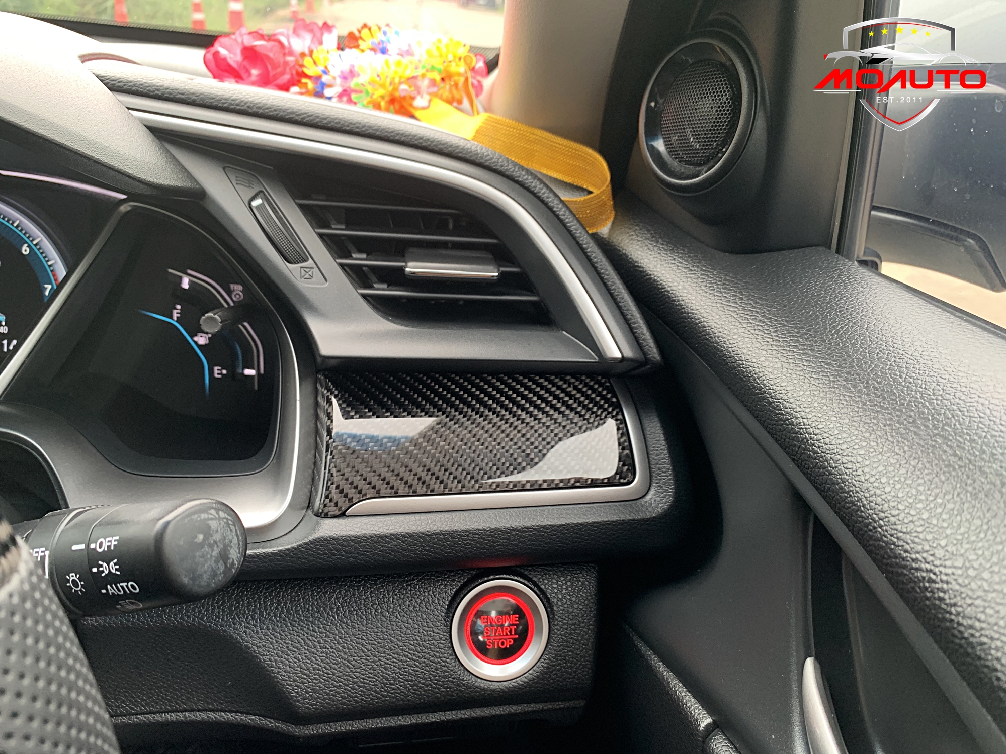 คอนโซลหน้าคาร์บอนแท้ CIVIC FC / FK 2016-2021