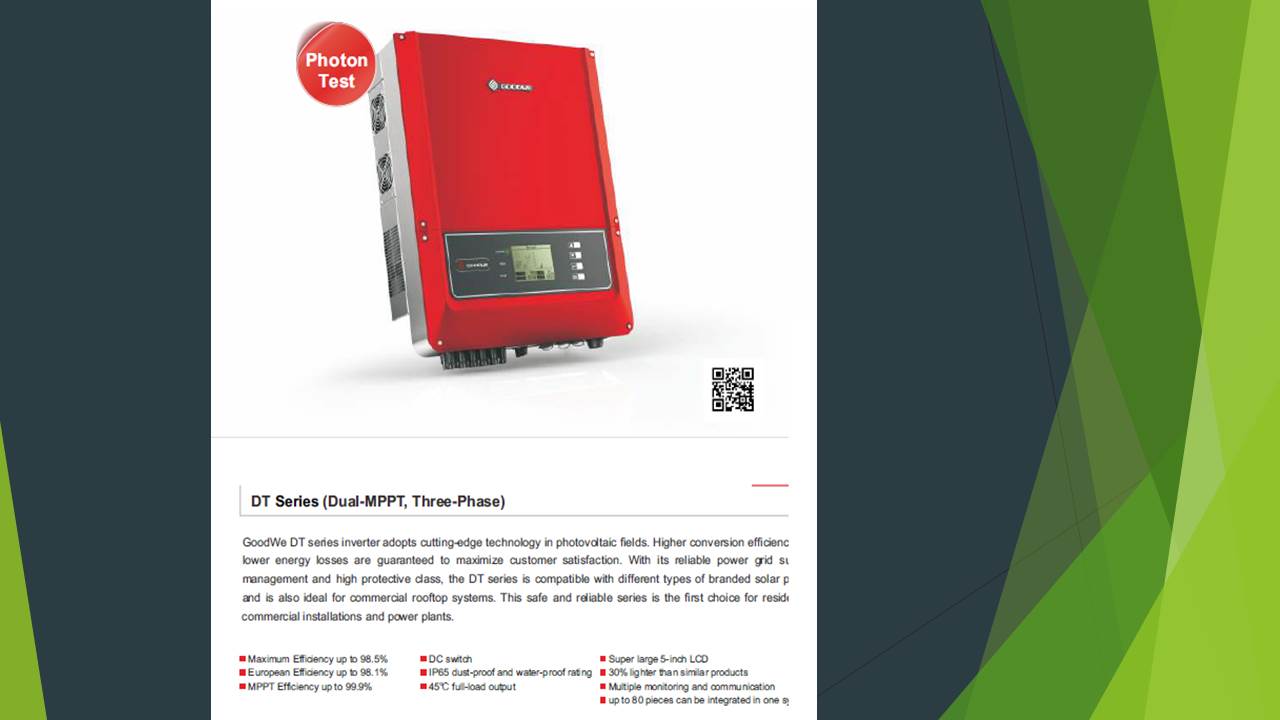 Goodwe inverter GW17K-DT