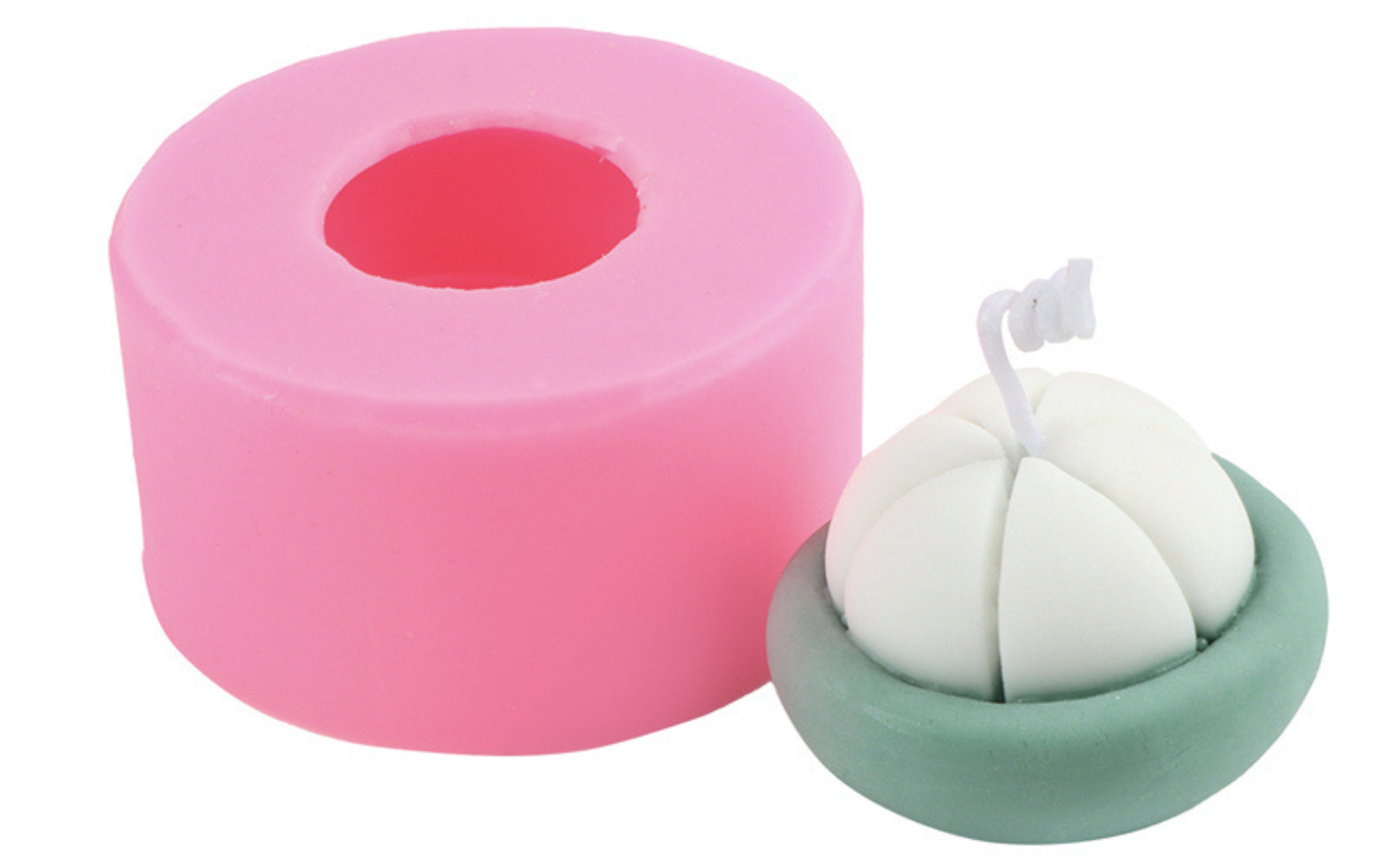 แม่พิมพ์ซิลิโคน มังคุด 50g นำเข้า 1 ชิ้น 5.2*3.5 cm 005461
