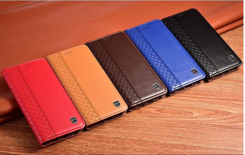 Case Lenovo K10 Note / Pre-order * เคสลายสก๊อตกระเป๋าสตางค์หนังแท้ *
