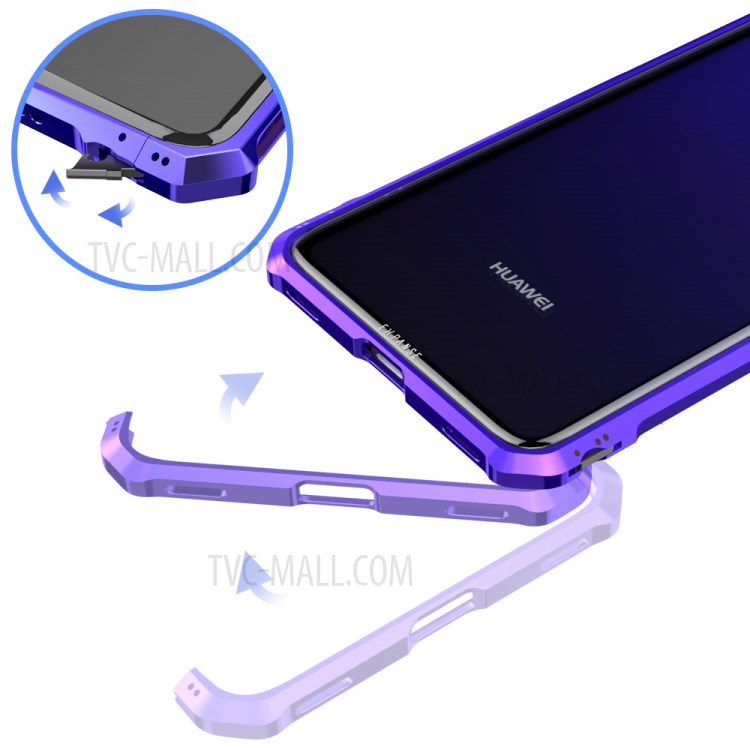 Case Huawei Mate 20 X / Pre-order * กรอบโลหะ + กระจกนิรภัยปกหลัง *