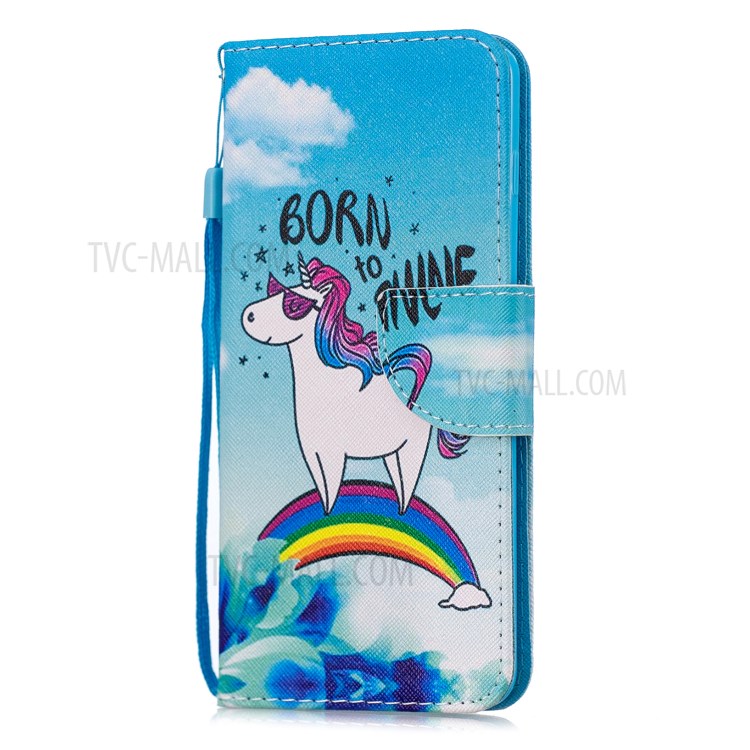 Case Samsung Galaxy S10 / Pre-Order * กระเป๋าสตางค์พิมพ์รูปแบบยืน เคสที่มีสายคล้องมือ *