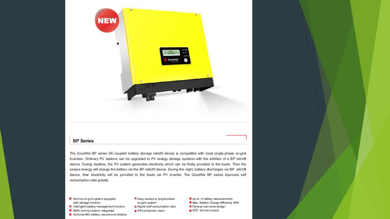 Goodwe inverter GW2500-BP