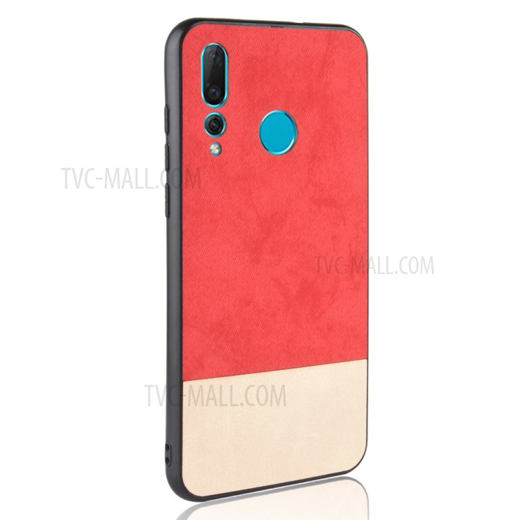 Case Huawei Nova 4 / Pre-Order * สองสี Splicing หนัง PU เคลือบ PC + TPU ไฮบริด *