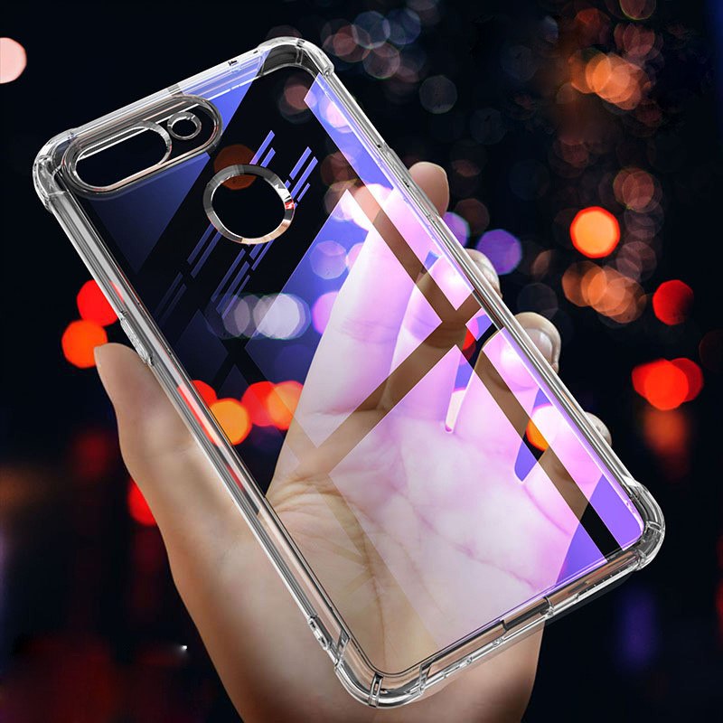 Case OPPO R17 Pro / Pre-Order * เคส TPU ใส เพื่อปกป้อง 4 มุม หรูหรายางซิลิโคน *