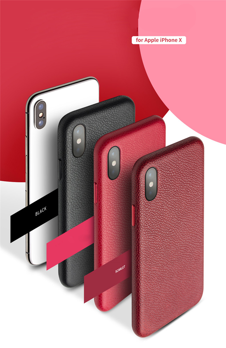 Case iPhone X, iPhone XS # Pre-Order * QIALINO ผลิตจากหนังวัวแท้ชั้นดีคุณภาพเยี่ยมด้วยฝีมือประณีต ผิวลิ้นจี่ *