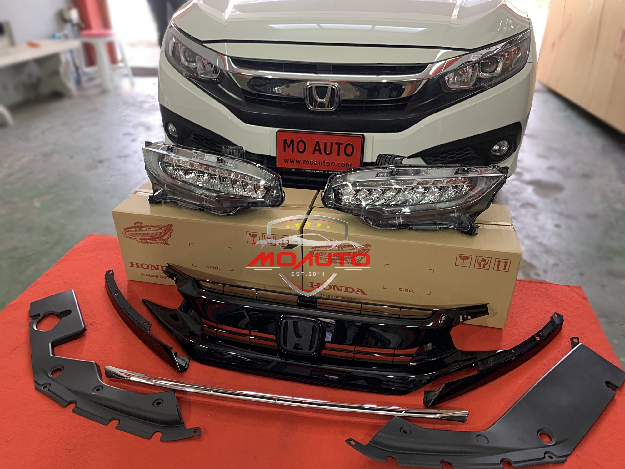 โคมไฟหน้า LED RS แท้ศูนย์ CIVIC FC / MC 2019-2021