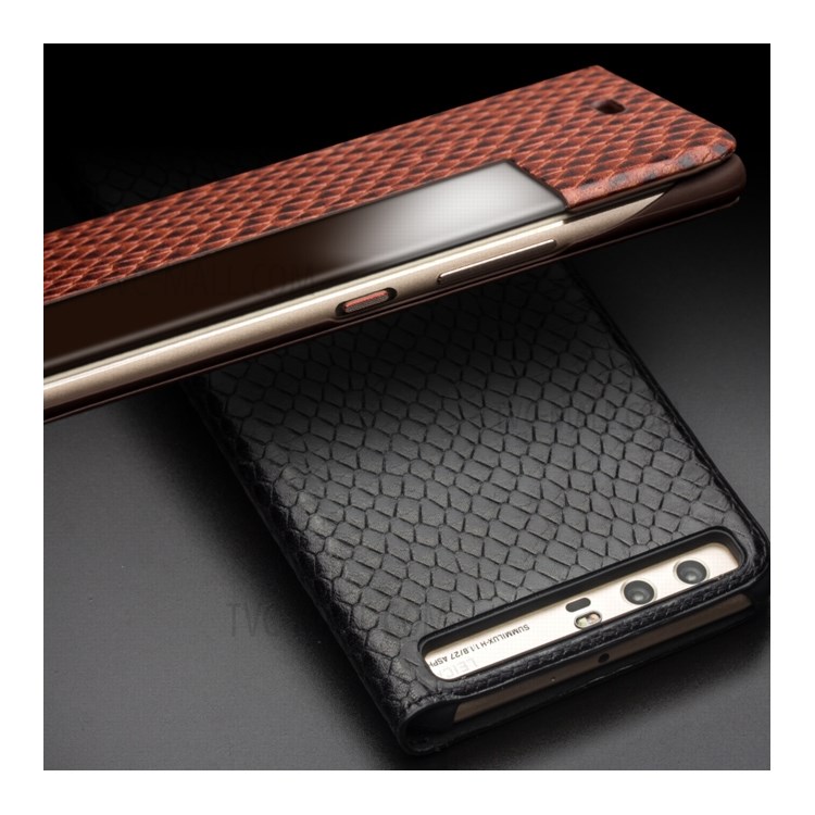 Case Huawei P10 Plus / Pre-order * QIALINO เคสหนังแท้ ฟังก์ชั่นปลุก / นอนหลับอัตโนมัติ *