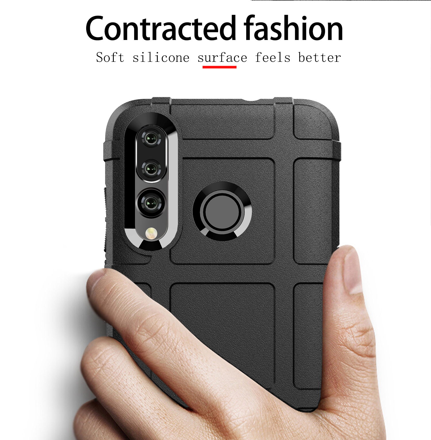 Case Huawei Nova 4 / Pre-Order * ป้องกันการกระแทกตาราง พื้นผิวสี่เหลี่ยมจัตุรัส *