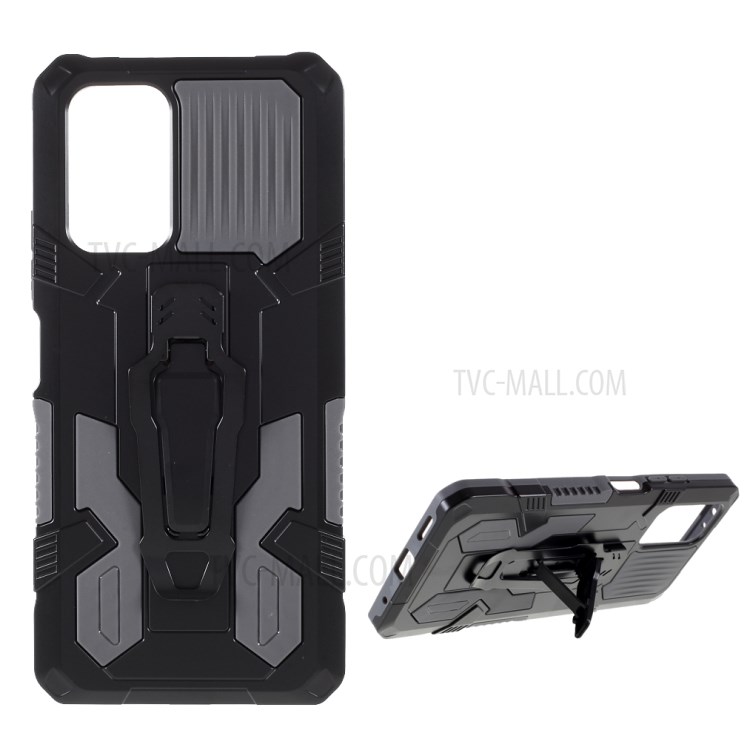 Case Xiaomi Redmi Note 10 Pro / Pre-Order * เคส Clip Kickstand ออกแบบเคสโทรศัพท์ไฮบริดที่ได้รับการปกป้องอย่างดีพร้อมแผ่นโลหะ + ขาตั้ง *