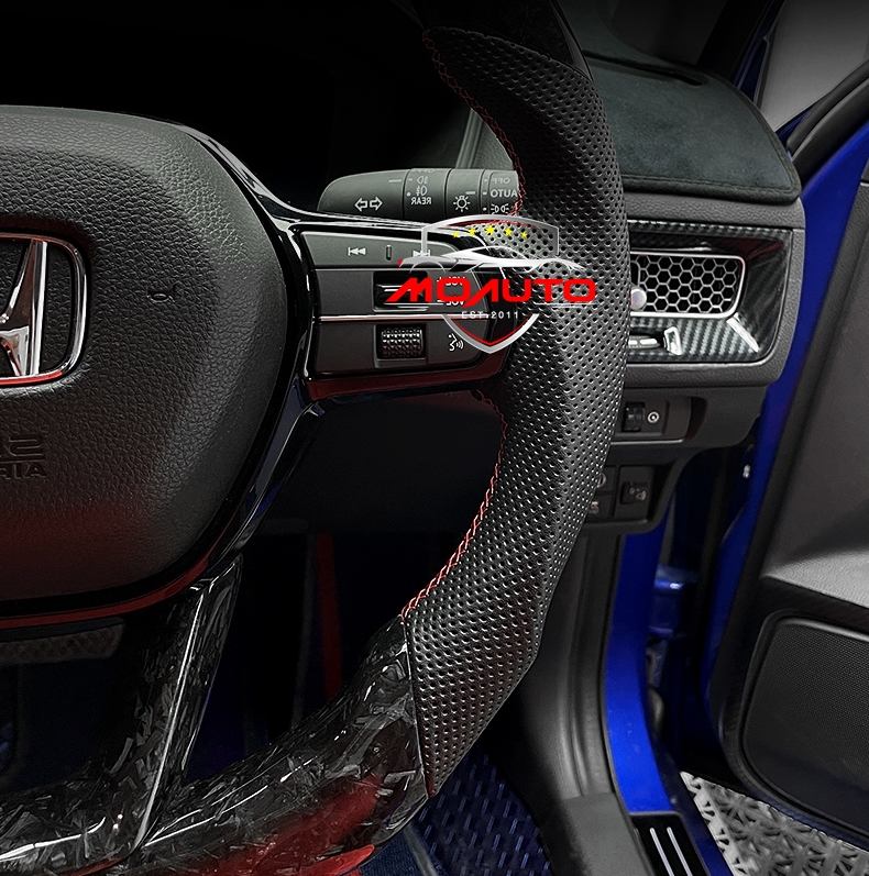 พวงมาลัยคาร์บอนแท้ลายหินอ่อน CIVIC FE 2021-2022