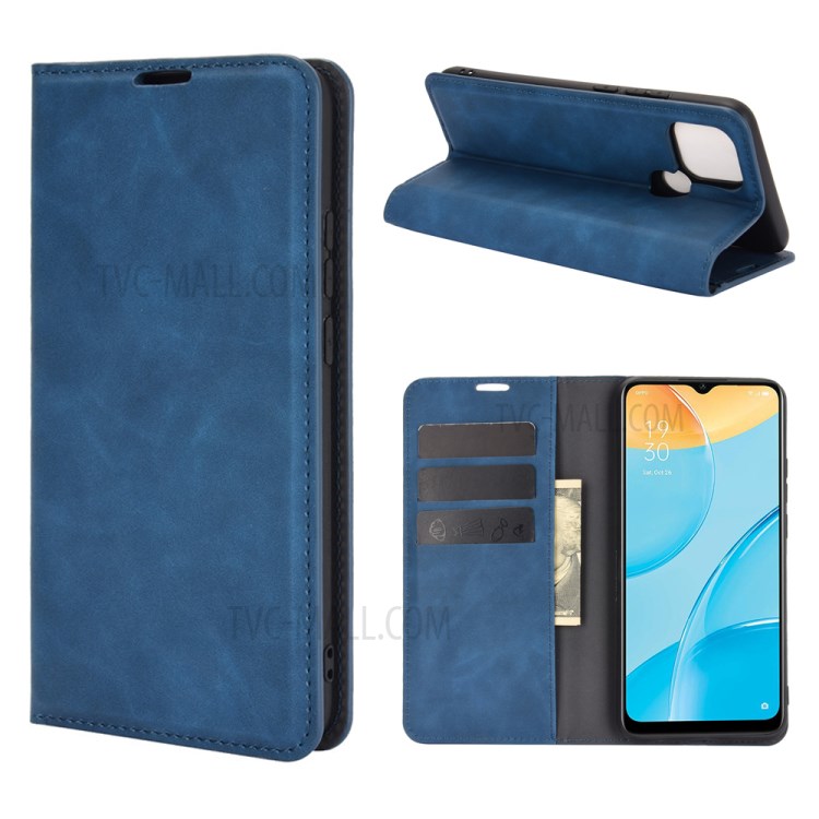 Case OPPO A15 / Pre-Order * เคสหนังกระเป๋าสตางค์ ตัวป้องกันหนังแบบสัมผัสที่ดูดซึมอัตโนมัติ *