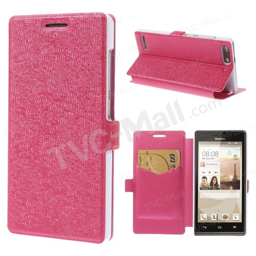 Case Huawei G6 / Pre-order * ผิวหนัง PU + วัสดุพลาสติก *