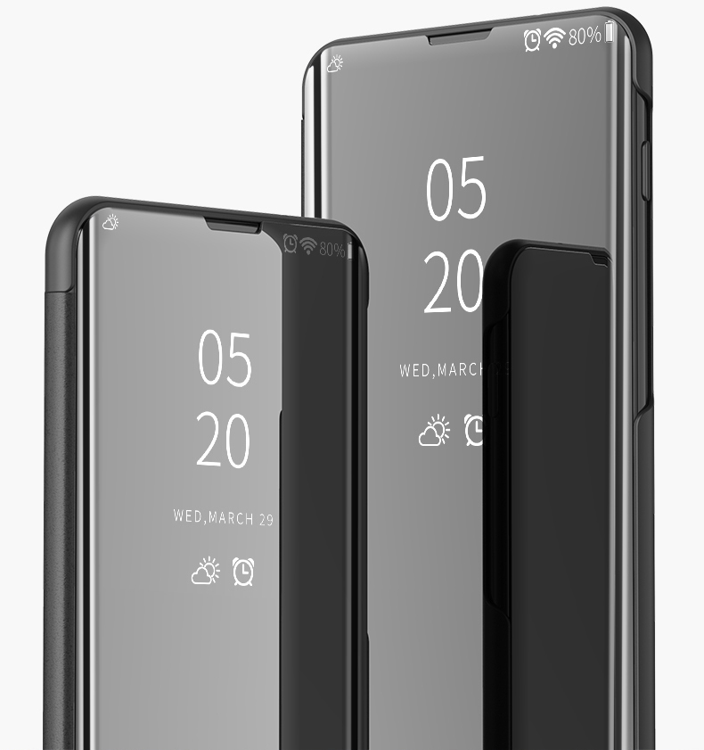 Case OPPO Reno / Pre-order * ทำจากวัสดุหนัง PC + PU หน้าต่างโปร่งแสงเพื่อการดูข้อมูลที่ง่าย *