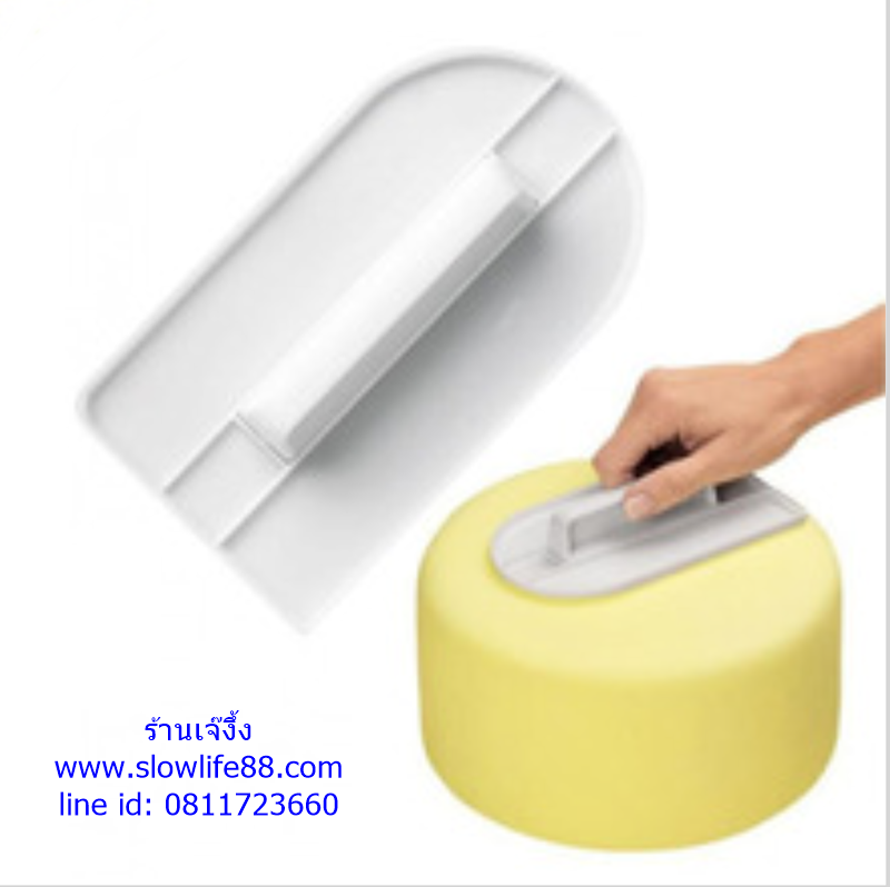 plastic cake smother , ที่รีดฟองดองคลุมเค้กให้เรียบ
