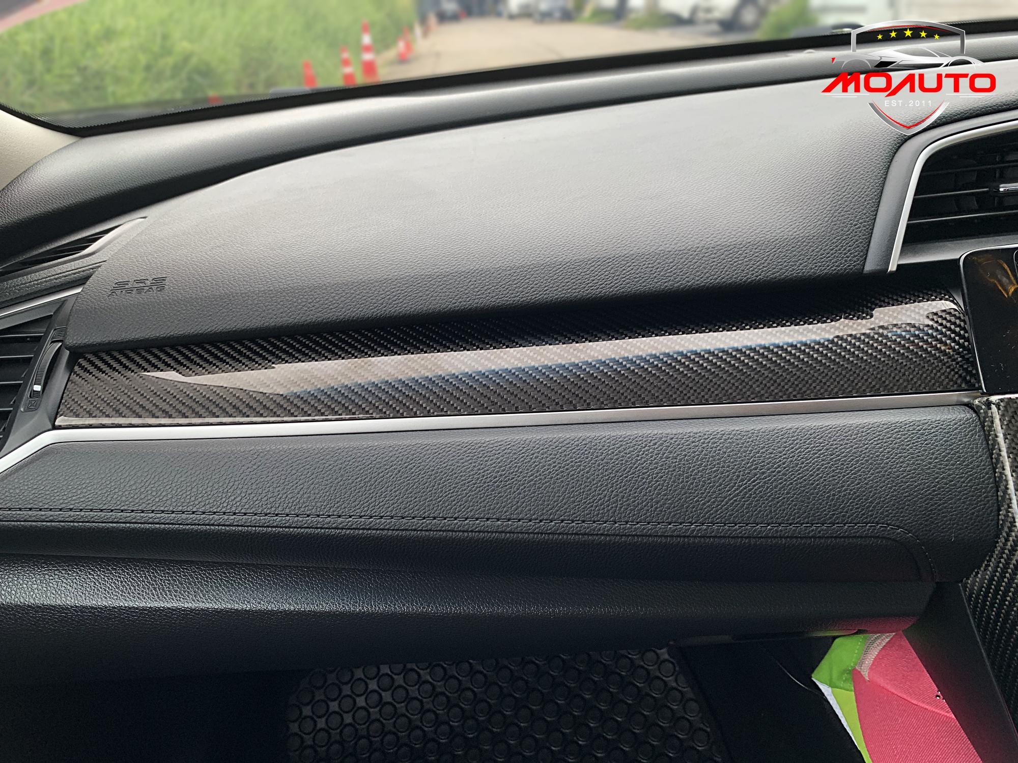 คอนโซลหน้าคาร์บอนแท้ CIVIC FC / FK 2016-2021