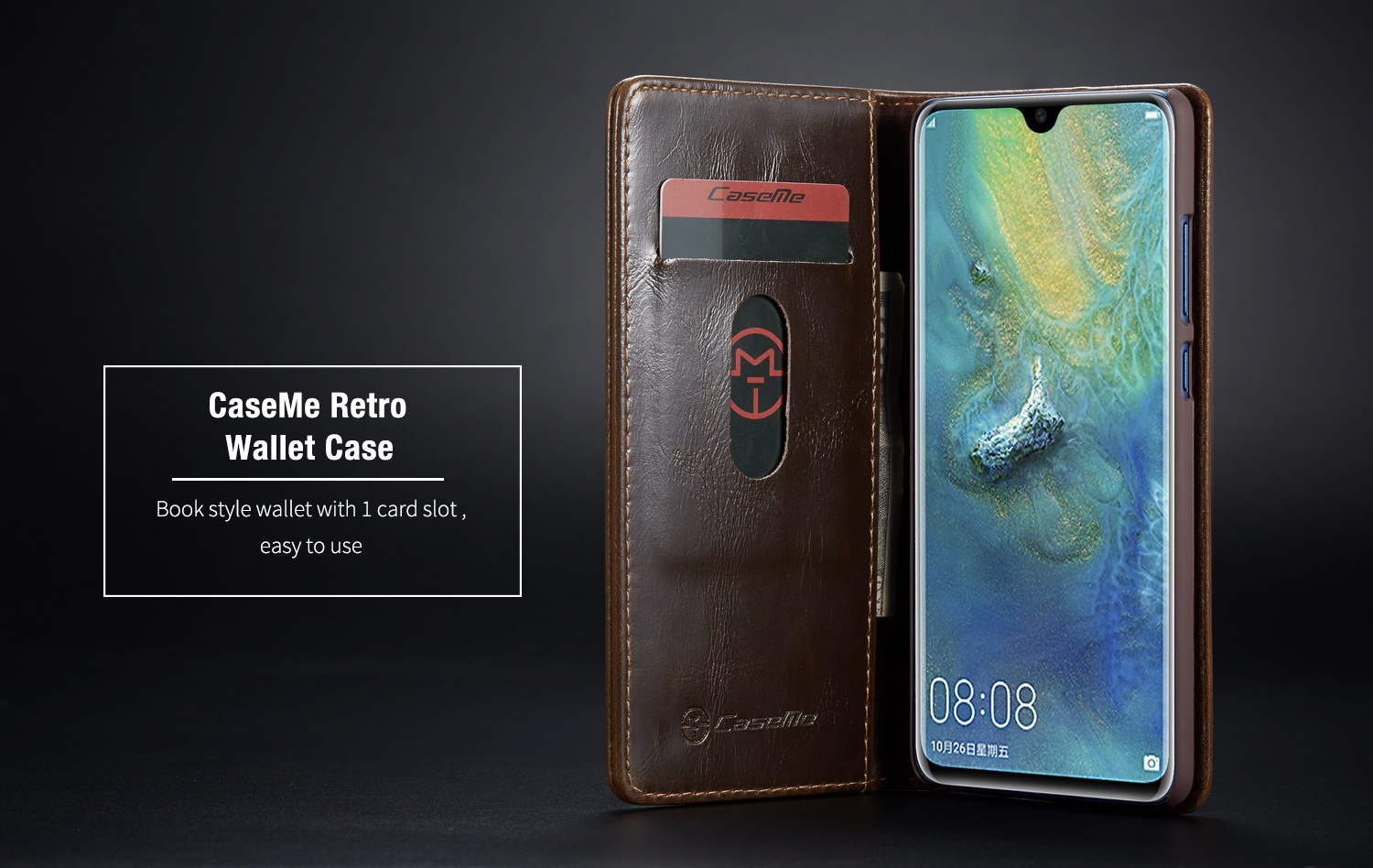 Case Huawei Mate 20 / Pre-order * CASEME นี้มีหนัง PU หนังวัวสองชั้น *