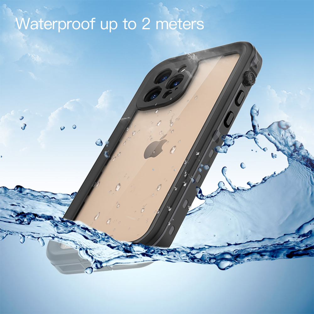 Case iPhone 12 Pro / Pre-Order * REDPEPPER Dot + Series เคสใสกันน้ำ IP68 PC + TPU *