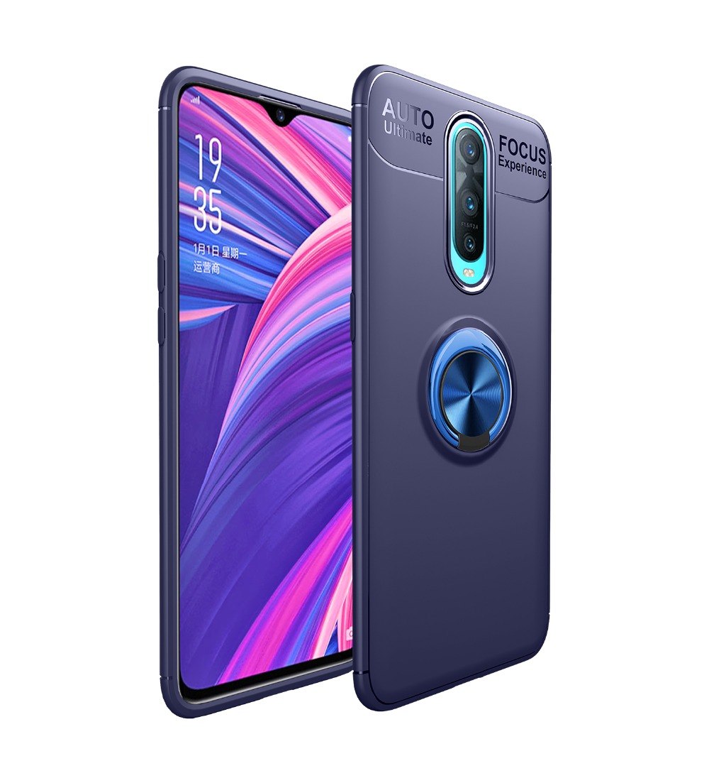 Case OPPO R17 Pro / Pre-Order * เคส TPU แหวนนิ้ว + ขาตั้ง (Built-in โลหะแผ่นแม่เหล็ก) *