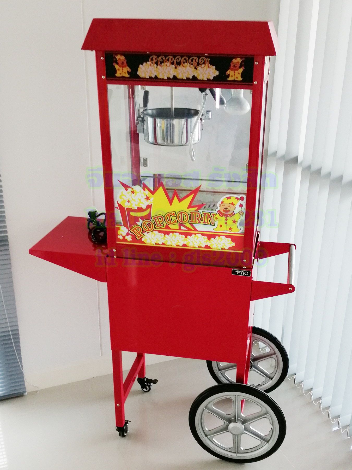 รถตู้ป๊อปคอร์นไฟฟ้าเกรดเอ