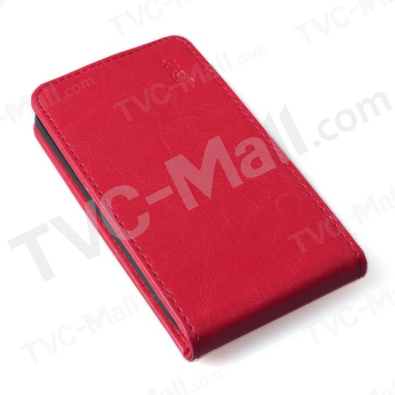 Case Lenovo Android A859 / Pre-order *เคสแนวตั้งเปิดฝา Flip ผิวหนังม้า *