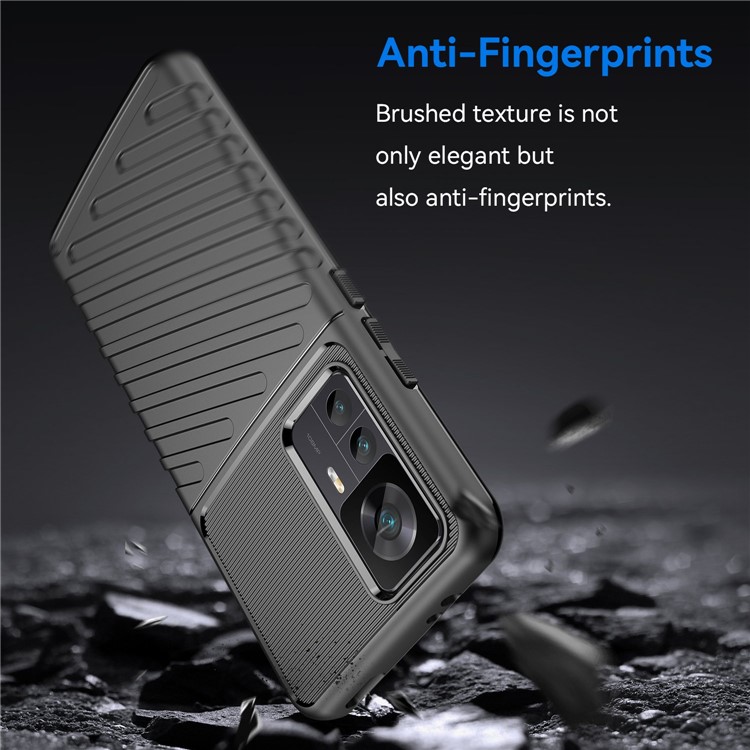 Case Xiaomi 12T Pro 5G # Pre-Order * เคสโทรศัพท์ TPU หนา Drop Protection ฝาครอบป้องกันลายนิ้วมือ *