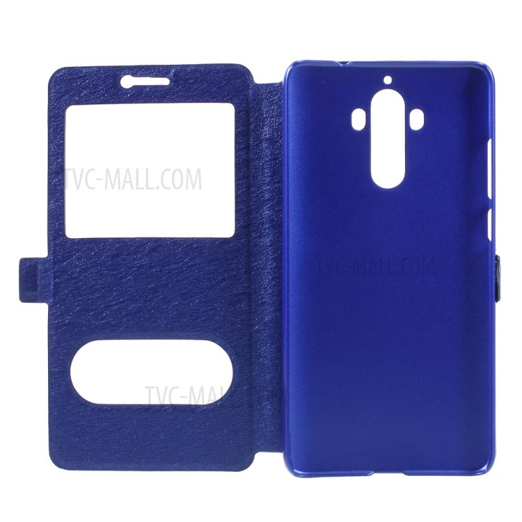 Case Huawei Mate 9 / Pre-order * เคส 2 ช่องหน้าต่าง ผ้าไหม *