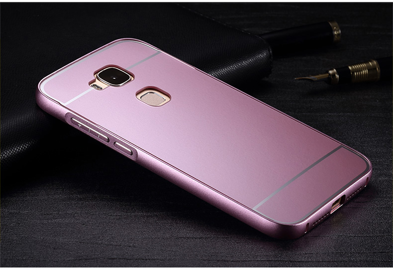 Case Huawei G7 Plus / Pre-order * Bumper 2 in 1เคสอลูมิเนียมโลหะ + พลาสติกปกหลัง *