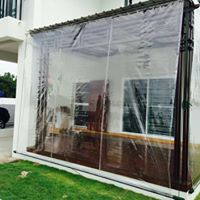 ผ้าใบชักรอก กว้าง2เมตร สูง1เมตร ทุกแบบ ทุกสี (ไม่รวมเสาค้ำ) ผ้าใบกันสาด ผ้าใบกันฝน ผ้าใบม้วนกันฝน ผ้าใบม้วนกันแดด ผ้าใบหน้าร้าน มีทุกสี 2m x 1m