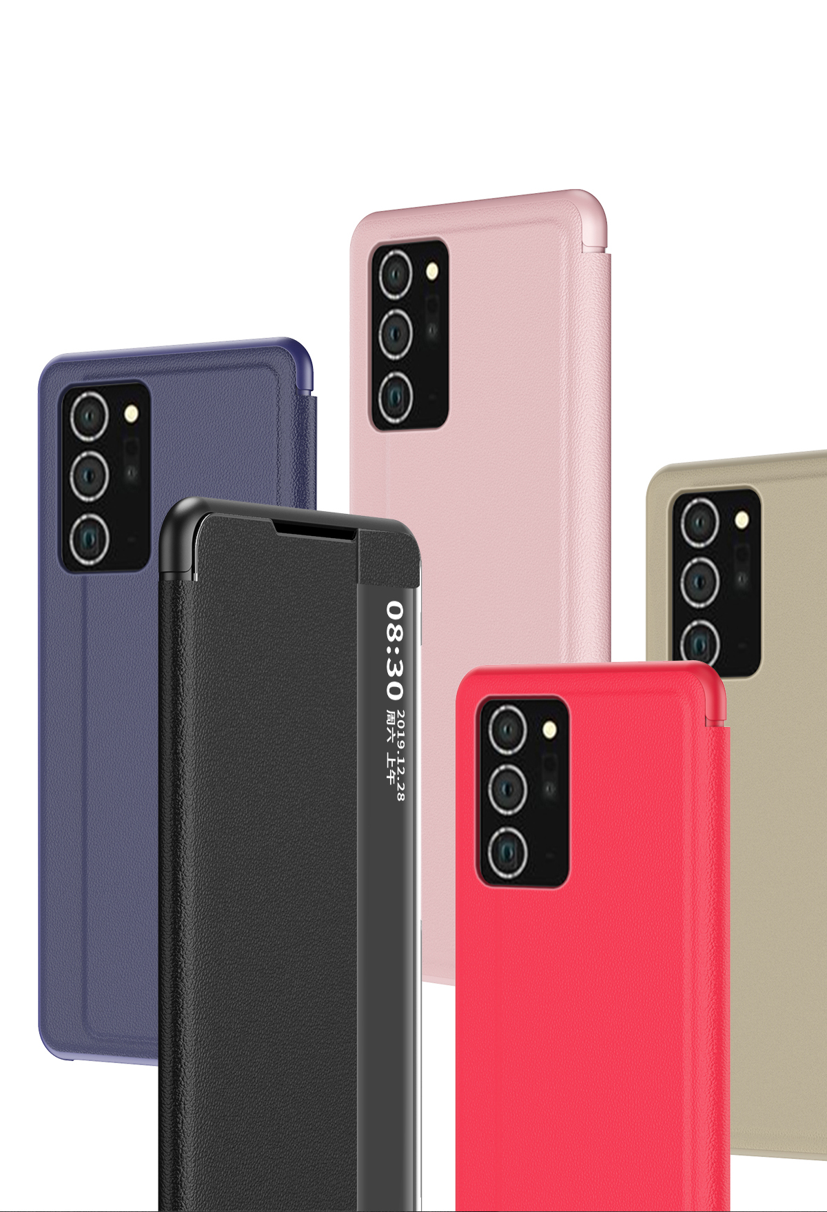 Case Samsung Galaxy Note20 Ultra/Note20 Ultra 5G # Pre-Order * เคสดูหน้าต่างทำจากวัสดุหนัง PC + PU หน้าต่างโปร่งแสงเพื่อให้ดูข้อมูลได้ง่าย *