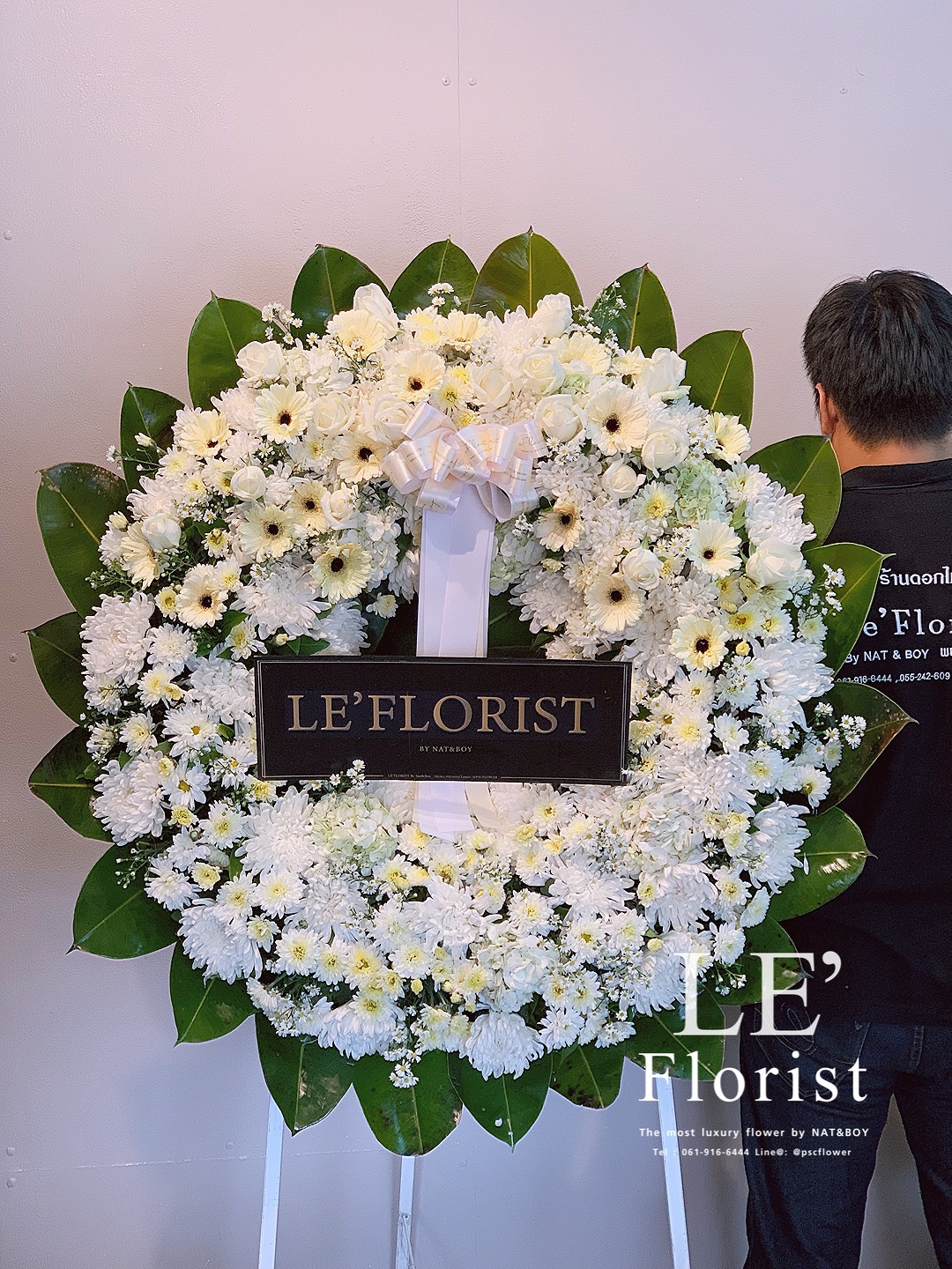 พวงหรีดพิษณุโลก พวงหรีดดอกไม้สด