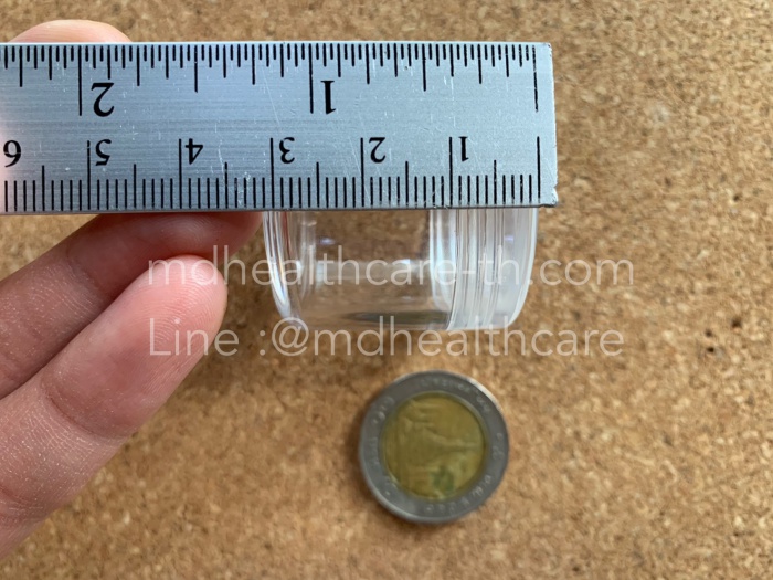 กระปุกครีม กระปุกครีมพลาสติก 20กรัม (10ชิ้น/ชิ้นละ5บาท)