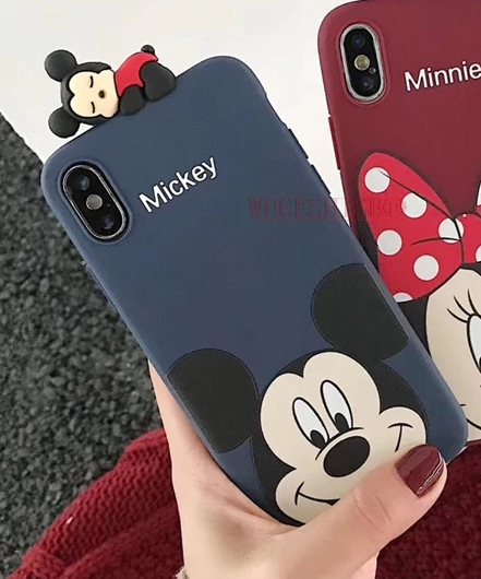 Case Huawei Honor Play / Pre-order * ซูเปอร์ 3D ซิลิโคน น่ารักการ์ตูนมิกกี้ มินนี่เมาส์ *